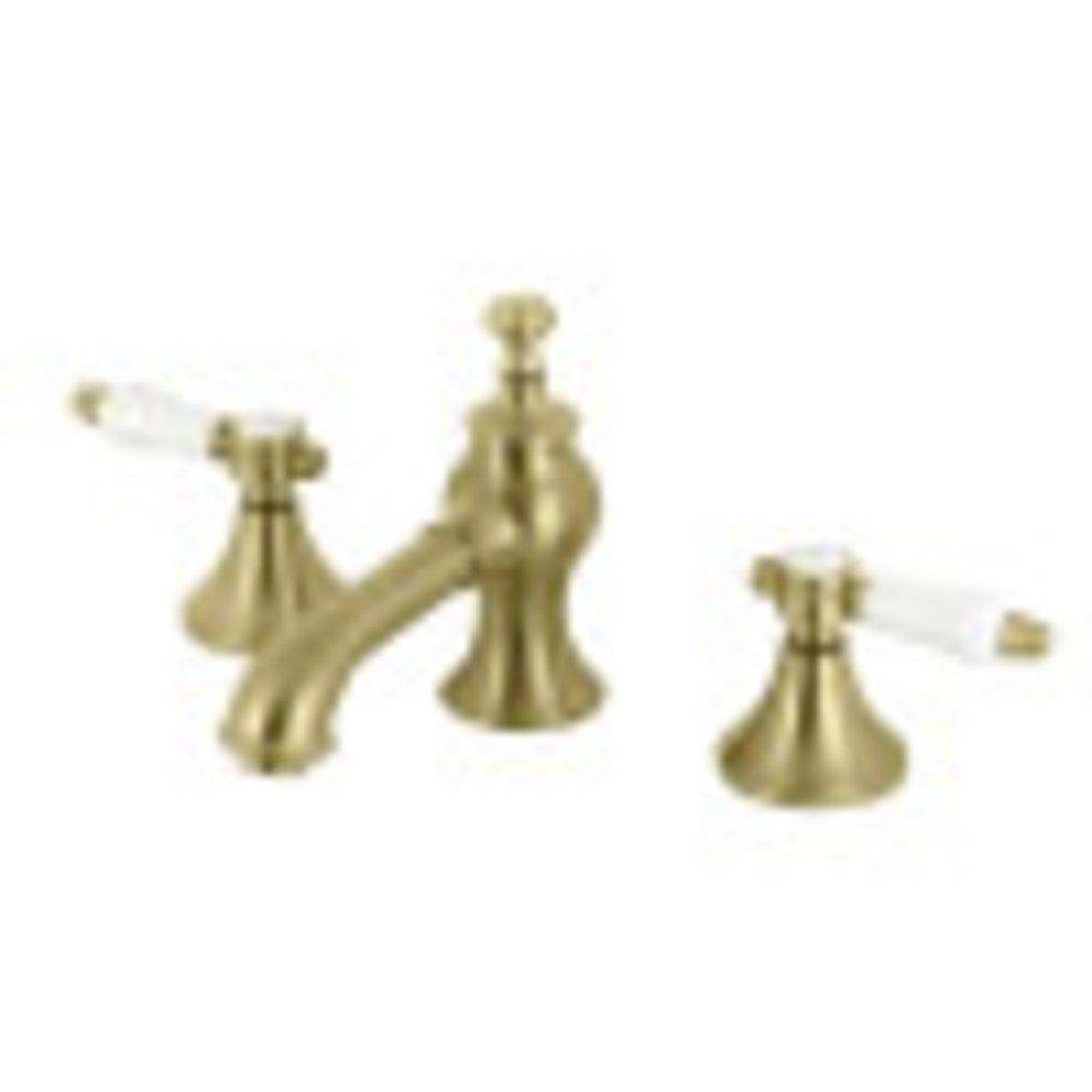 Kingston Brass KC7067BPL Bel-Air 8 in. Widespread Bathroom Faucet, Brushed Brass - BNGBath