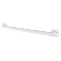 Thumbnail for Kingston Brass GB1436CSW Made To Match 36-Inch Stainless Steel Grab Bar, White - BNGBath
