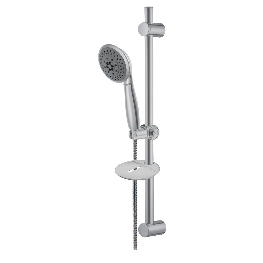 Kingston Brass KX2528SBB Showerscape 5-Function Hand Shower with Slide Bar Kit, Brushed Nickel - BNGBath