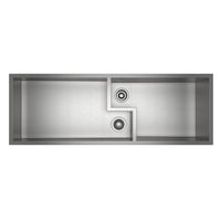 Thumbnail for ROHL Culinario Double Bowl Ultimate Water Appliance Stainless Steel Sink - BNGBath