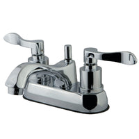 Thumbnail for Kingston Brass KS4261DFL 4 in. Centerset Bathroom Faucet, Polished Chrome - BNGBath
