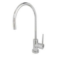 Thumbnail for Kingston Brass KS8191NYL New York Single-Handle Cold Water Filtration Faucet, Polished Chrome - BNGBath