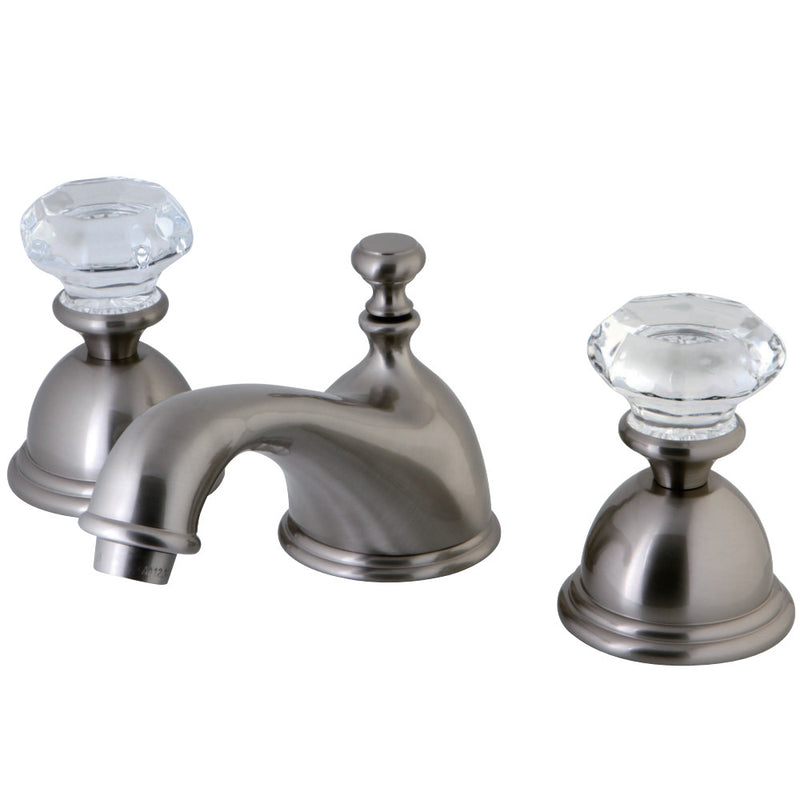 Kingston Brass KS3968WCL 8 in. Widespread Bathroom Faucet, Brushed Nickel - BNGBath