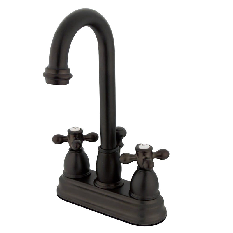 Kingston Brass KB3615AX 4 in. Centerset Bathroom Faucet, Oil Rubbed Bronze - BNGBath