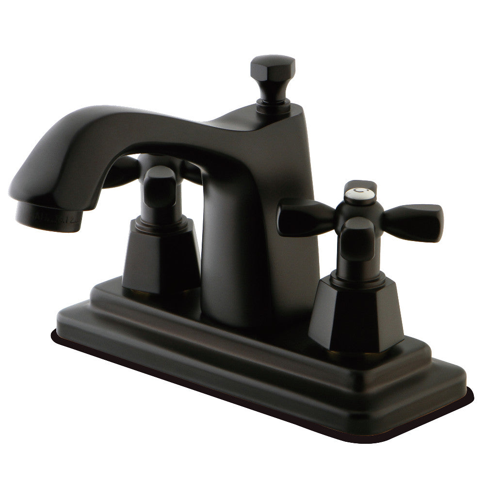Kingston Brass KS8645HX 4 in. Centerset Bathroom Faucet, Oil Rubbed Bronze - BNGBath