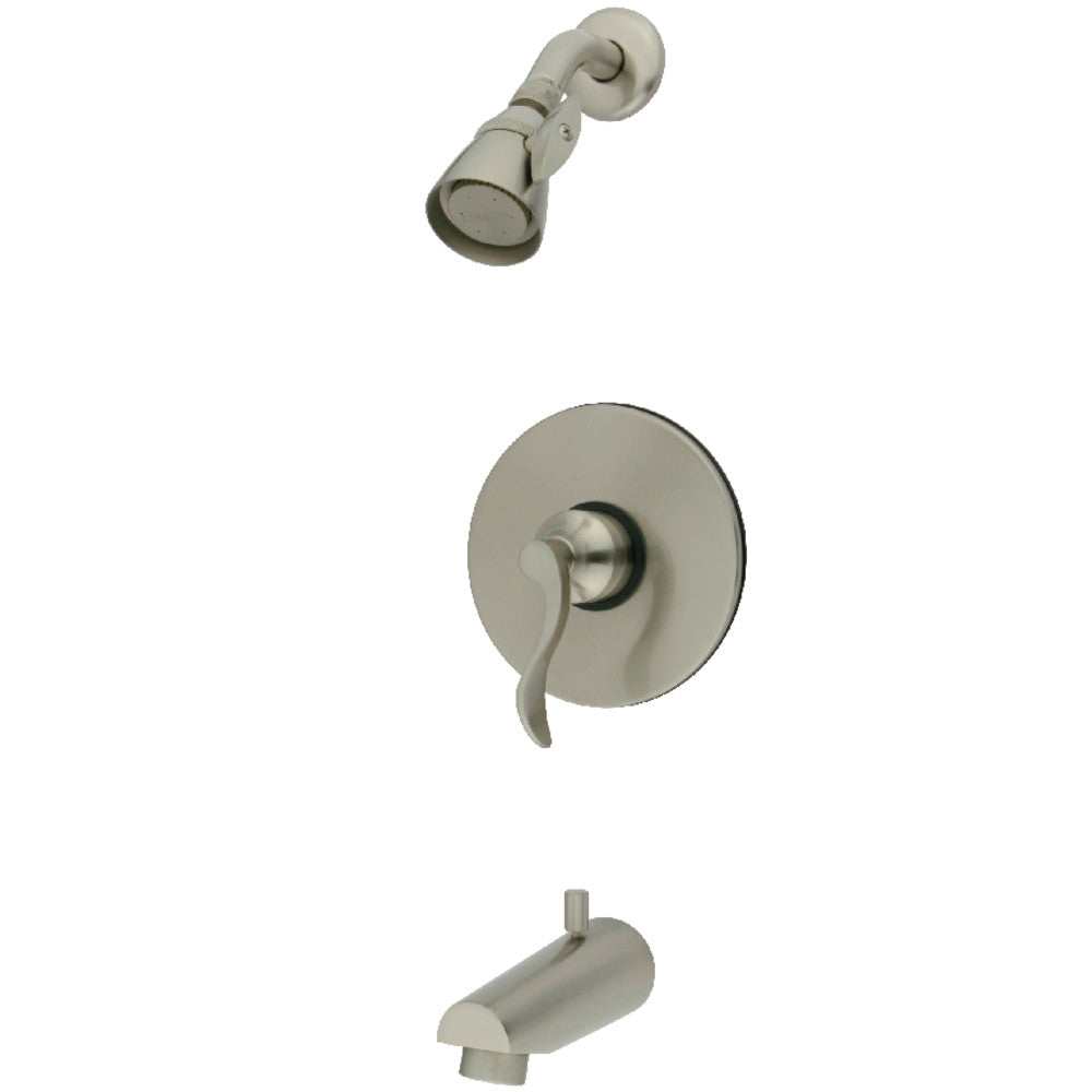 Kingston Brass KB8698DFL Tub and Shower Faucet, Brushed Nickel - BNGBath