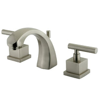 Thumbnail for Kingston Brass KS4988CQL 8 in. Widespread Bathroom Faucet, Brushed Nickel - BNGBath