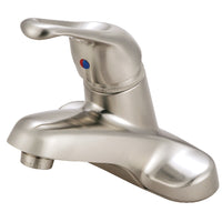 Thumbnail for Kingston Brass KB518LP 4 in. Centerset Bathroom Faucet, Brushed Nickel - BNGBath