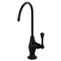 Thumbnail for Kingston Brass KS3190BL Vintage Single Handle Water Filtration Faucet, Matte Black - BNGBath