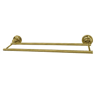 Thumbnail for Kingston Brass BAH821318PB Concord 18-Inch Double Towel Bar, Polished Brass - BNGBath