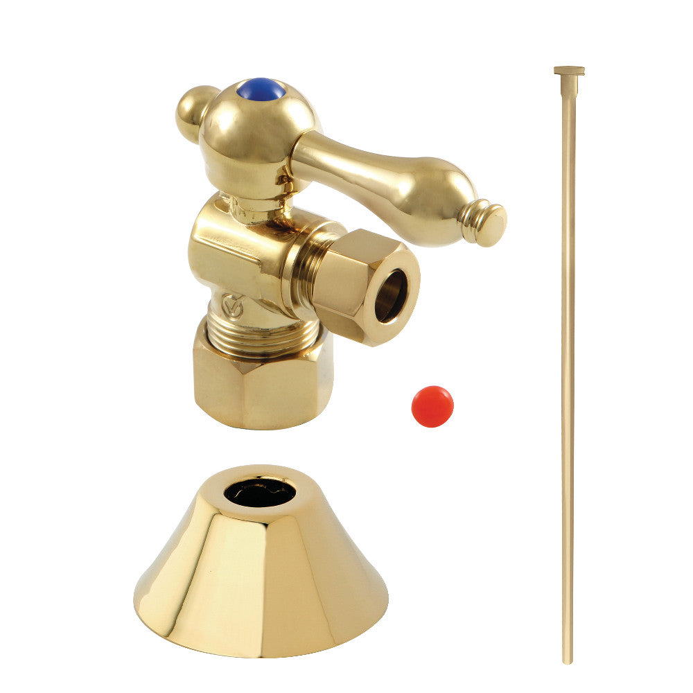 Kingston Brass CC53302TKF20 Traditional Plumbing Toilet Trim Kit, Polished Brass - BNGBath