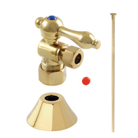 Thumbnail for Kingston Brass CC53302TKF20 Traditional Plumbing Toilet Trim Kit, Polished Brass - BNGBath