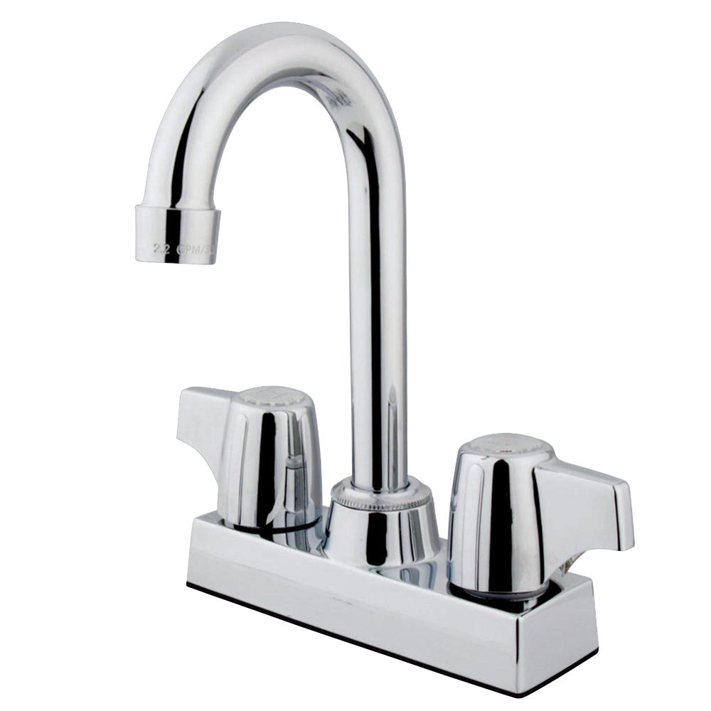 Kingston Brass KB460 Vista 4"Centerset Bar Faucet, Polished Chrome - BNGBath