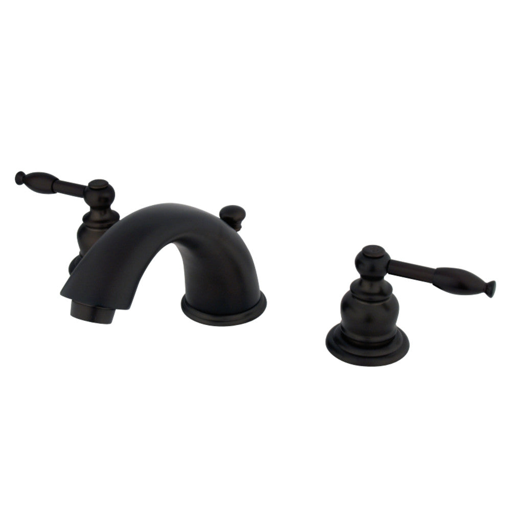 Kingston Brass KB965KL Widespread Bathroom Faucet, Oil Rubbed Bronze - BNGBath