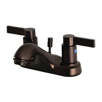 Thumbnail for Kingston Brass FB5625NDL 4 in. Centerset Bathroom Faucet, Oil Rubbed Bronze - BNGBath