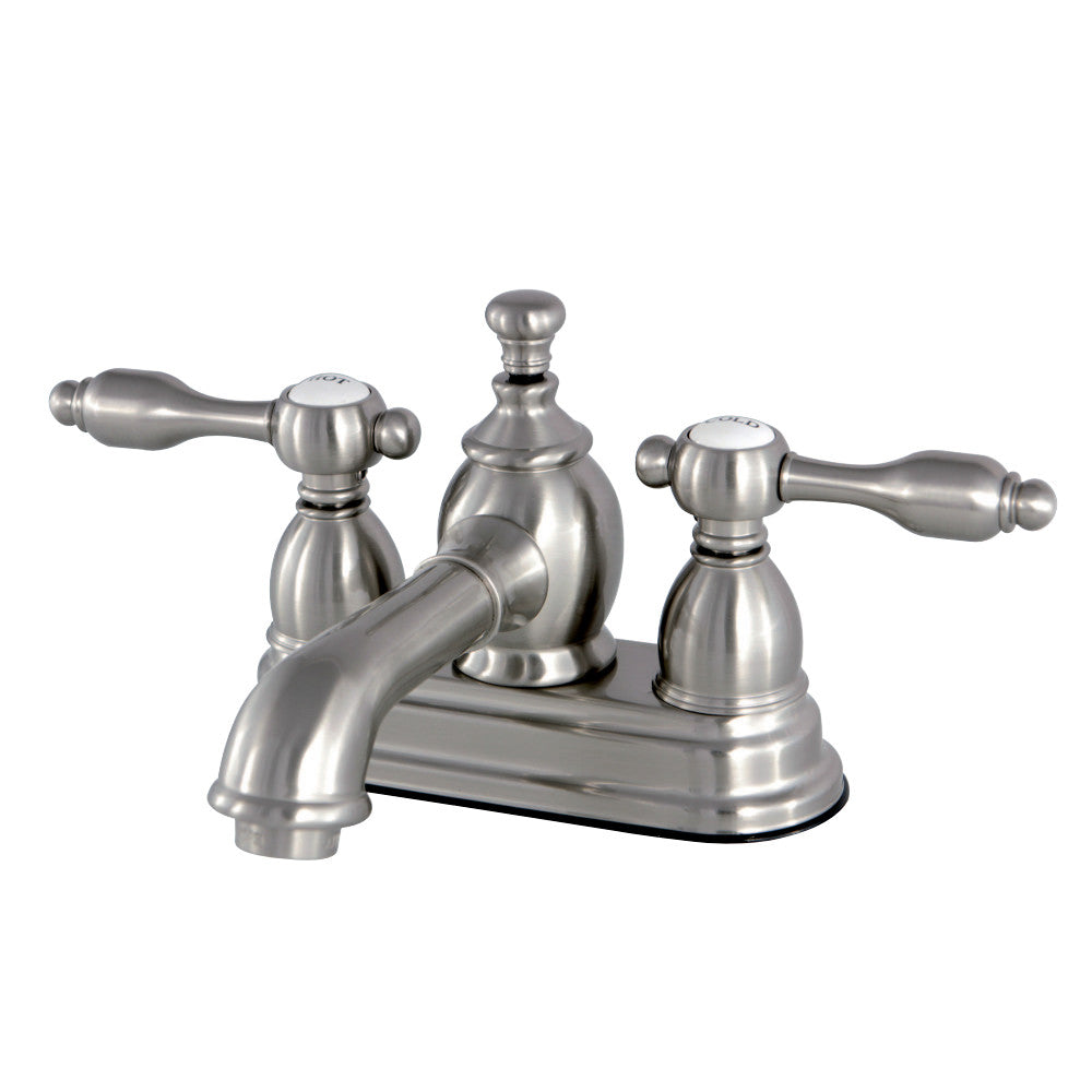 Kingston Brass KS7008TAL 4 in. Centerset Bathroom Faucet, Brushed Nickel - BNGBath