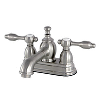 Thumbnail for Kingston Brass KS7008TAL 4 in. Centerset Bathroom Faucet, Brushed Nickel - BNGBath