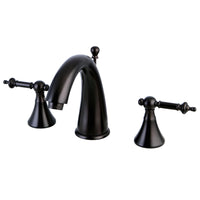 Thumbnail for Kingston Brass KS2975TL 8 in. Widespread Bathroom Faucet, Oil Rubbed Bronze - BNGBath
