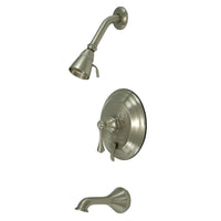 Thumbnail for Kingston Brass KB36380BL Tub and Shower Faucet, Brushed Nickel - BNGBath