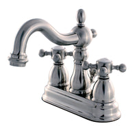 Thumbnail for Kingston Brass KB1608BX 4 in. Centerset Bathroom Faucet, Brushed Nickel - BNGBath