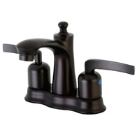 Thumbnail for Kingston Brass FB7615EFL 4 in. Centerset Bathroom Faucet, Oil Rubbed Bronze - BNGBath