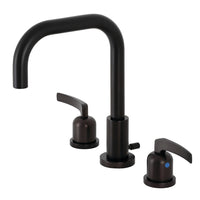 Thumbnail for Kingston Brass FSC8935EFL Centurion Widespread Bathroom Faucet with Brass Pop-Up, Oil Rubbed Bronze - BNGBath