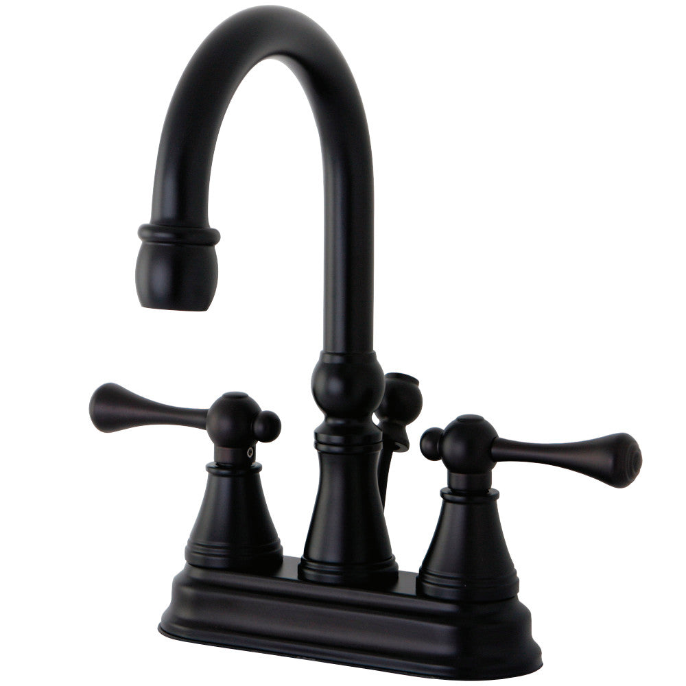 Kingston Brass KS2615BL 4 in. Centerset Bathroom Faucet, Oil Rubbed Bronze - BNGBath