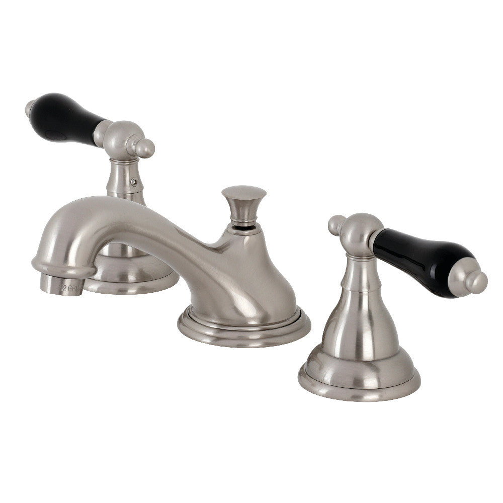 Kingston Brass KS5568PKL Duchess Widespread Bathroom Faucet with Brass Pop-Up, Brushed Nickel - BNGBath
