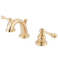 Thumbnail for Kingston Brass KB912BL Vintage Widespread Bathroom Faucet, Polished Brass - BNGBath