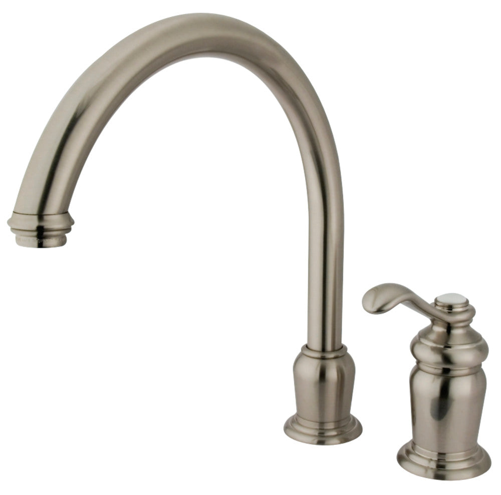 Kingston Brass KS7828TLLS Single-Handle Widespread Kitchen Faucet, Brushed Nickel - BNGBath