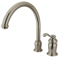 Thumbnail for Kingston Brass KS7828TLLS Single-Handle Widespread Kitchen Faucet, Brushed Nickel - BNGBath