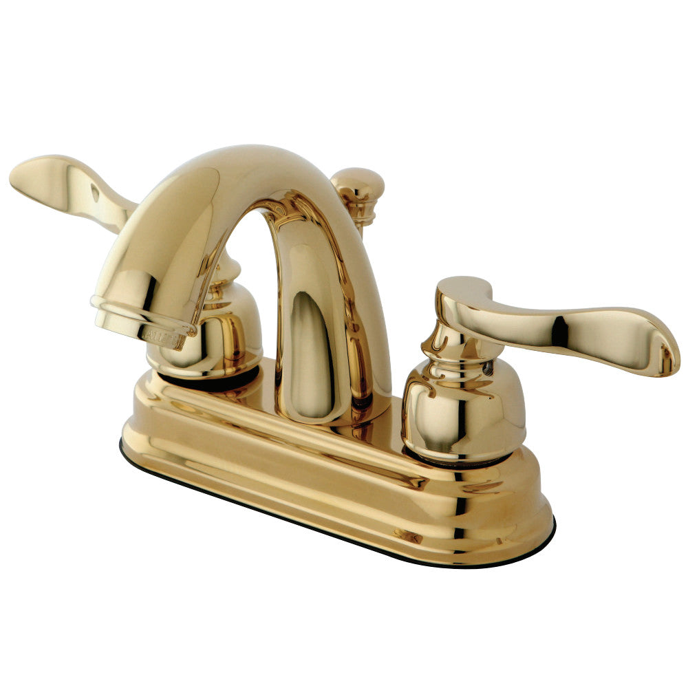 Kingston Brass KB8612NFL 4 in. Centerset Bathroom Faucet, Polished Brass - BNGBath
