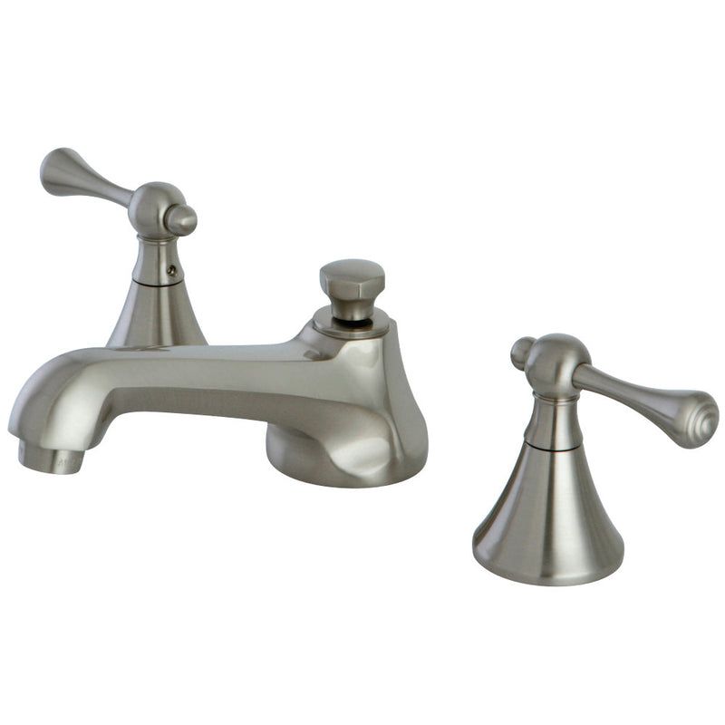 Kingston Brass KS4478BL 8 in. Widespread Bathroom Faucet, Brushed Nickel - BNGBath