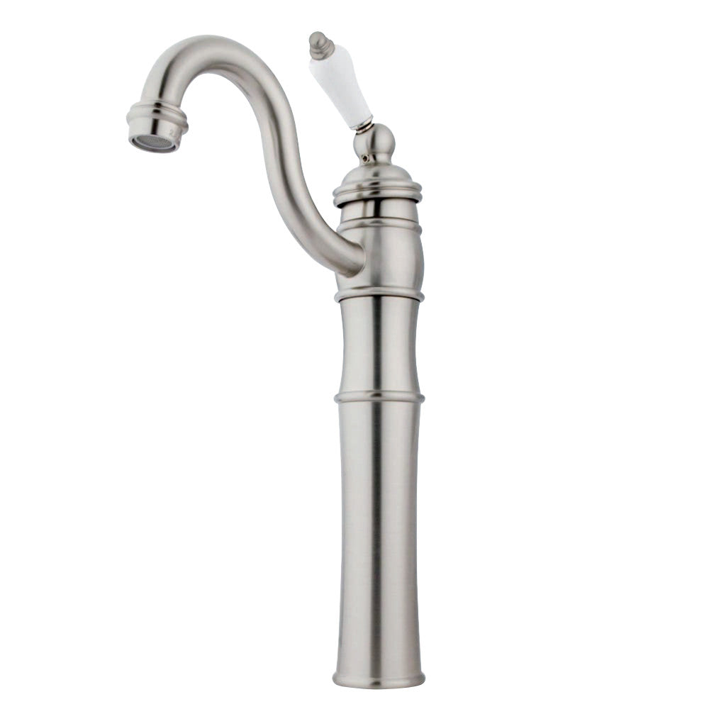 Kingston Brass KB3428PL Vessel Sink Faucet, Brushed Nickel - BNGBath