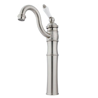 Thumbnail for Kingston Brass KB3428PL Vessel Sink Faucet, Brushed Nickel - BNGBath