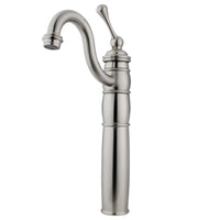 Thumbnail for Kingston Brass KB1428BL Vessel Sink Faucet, Brushed Nickel - BNGBath