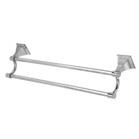 Thumbnail for Kingston Brass BAH612318C Monarch 18-Inch Dual Towel Bar, Polished Chrome - BNGBath