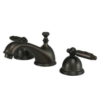Thumbnail for Kingston Brass KS3965GL 8 in. Widespread Bathroom Faucet, Oil Rubbed Bronze - BNGBath