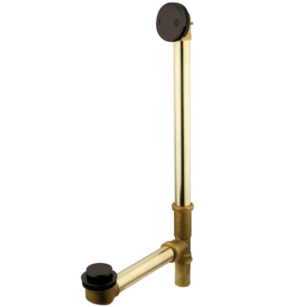 Kingston Brass DTT2185 18 in. Tub Waste and Overflow with Tip Toe Drain, Oil Rubbed Bronze - BNGBath