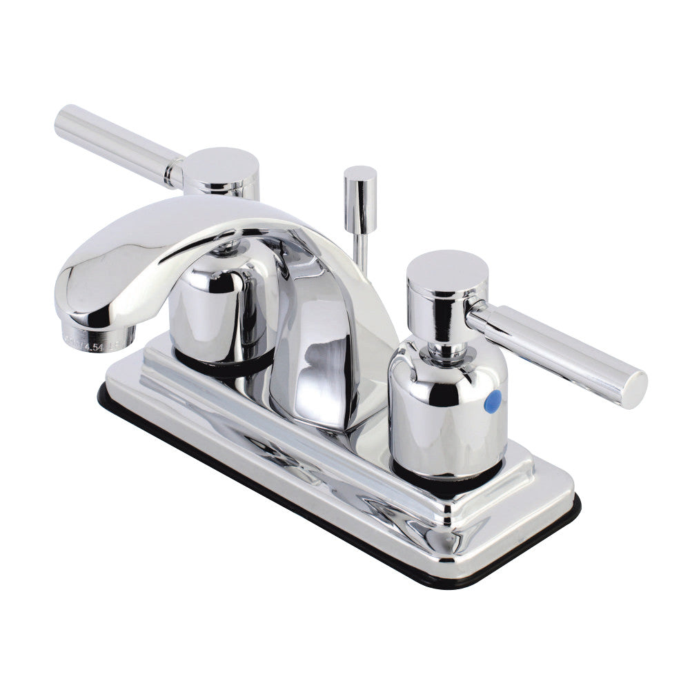 Kingston Brass KB4641DL 4 in. Centerset Bathroom Faucet, Polished Chrome - BNGBath