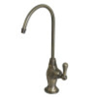 Thumbnail for Kingston Brass KS3193AL Restoration Single Handle Water Filtration Faucet, Antique Brass - BNGBath