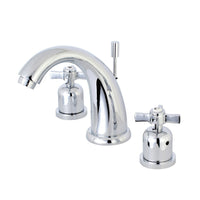 Thumbnail for Kingston Brass KB8981ZX 8 in. Widespread Bathroom Faucet, Polished Chrome - BNGBath