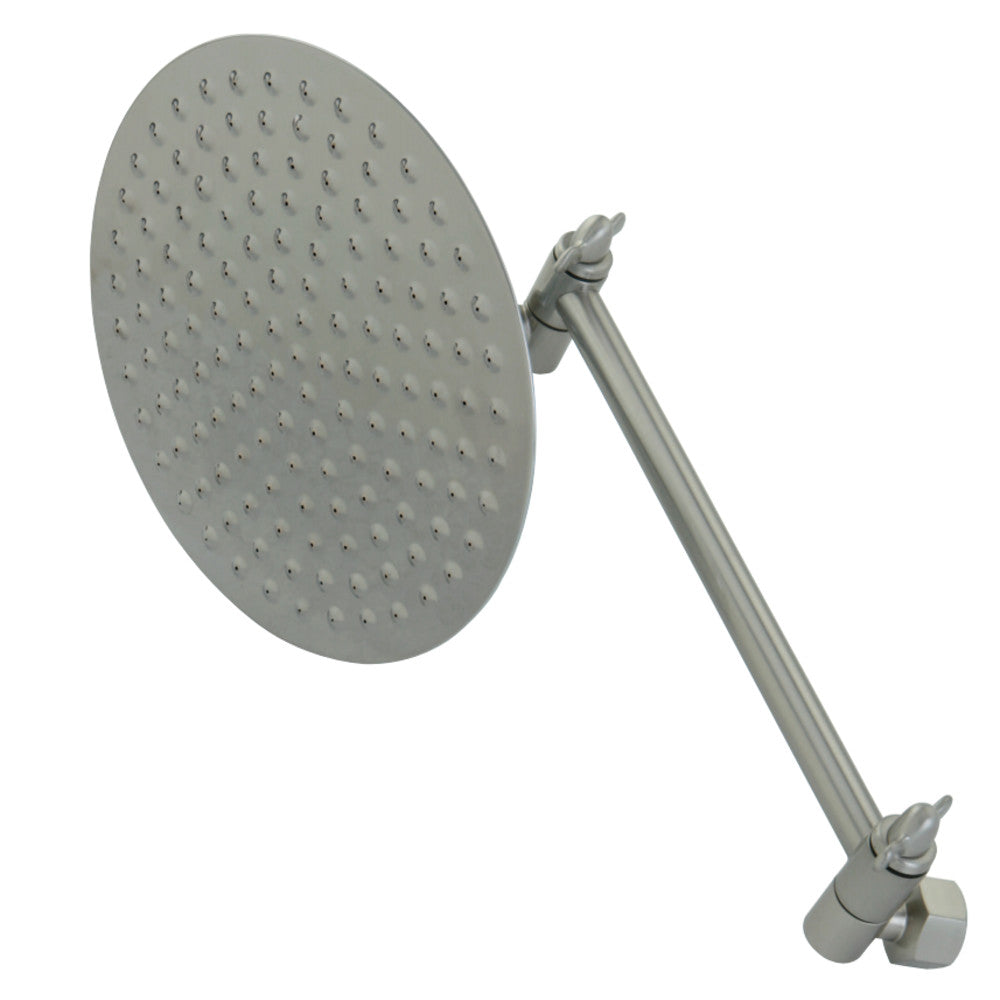 Kingston Brass K136K8 Victorian Shower Head with Adjustable Shower Arm, Brushed Nickel - BNGBath