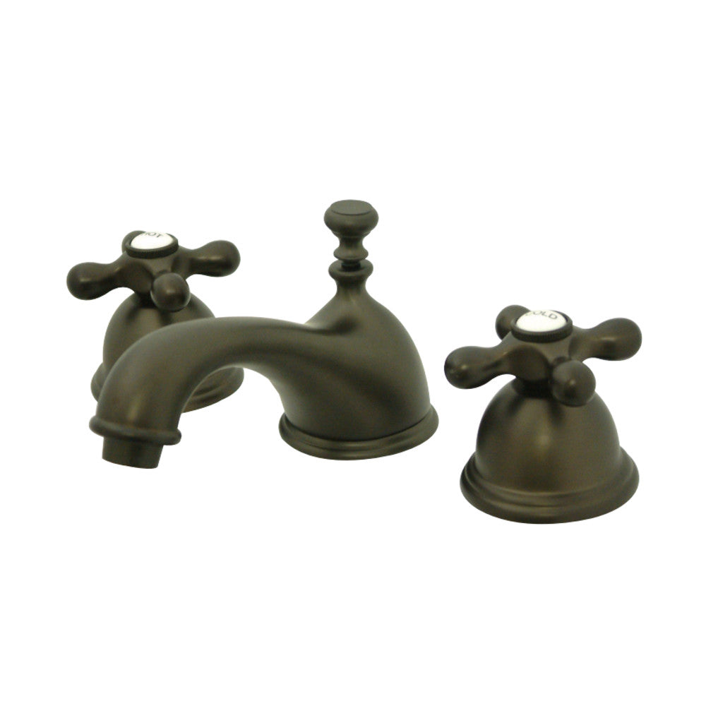 Kingston Brass KS3965AX 8 in. Widespread Bathroom Faucet, Oil Rubbed Bronze - BNGBath