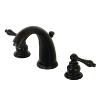 Thumbnail for Kingston Brass KB980AL Victorian 2-Handle 8 in. Widespread Bathroom Faucet, Matte Black - BNGBath