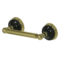 Thumbnail for Kingston Brass BA9118PB Water Onyx Toilet Paper Holder, Polished Brass - BNGBath