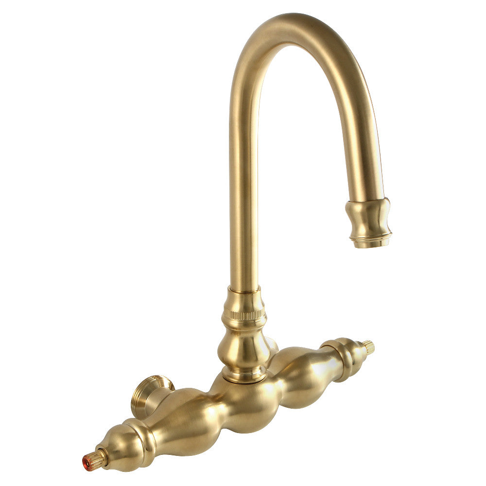 Aqua Vintage AET300-7 Vintage Tub Faucet Body without Handle, Brushed Brass - BNGBath