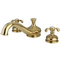 Thumbnail for Kingston Brass KS3332TX French Country Roman Tub Faucet, Polished Brass - BNGBath