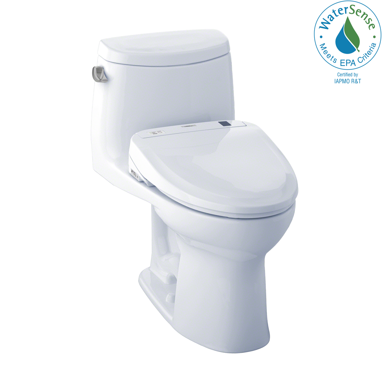 TOTO WASHLET+  UltraMax II One-Piece Elongated 1.28 GPF Toilet and WASHLET S350e Bidet Seat,  - MW604584CEFG#01 - BNGBath