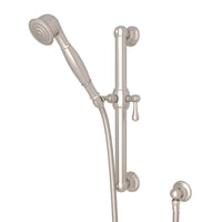 Thumbnail for ROHL 24 Inch Palladian Decorative Grab Bar Set with Single-Function Handshower Hose and Outlet - BNGBath